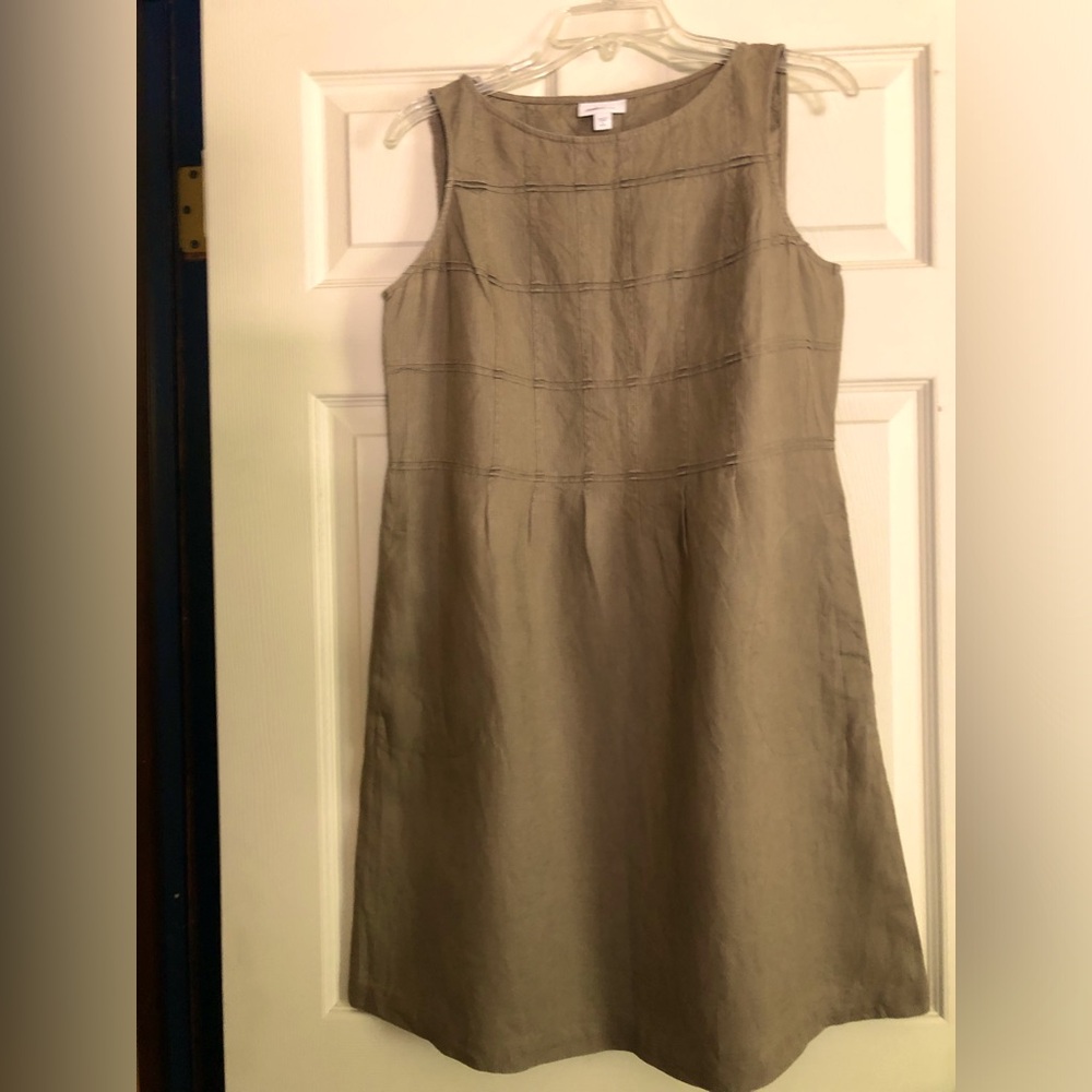 J Jill Elegant Sleeveless Gray Dress